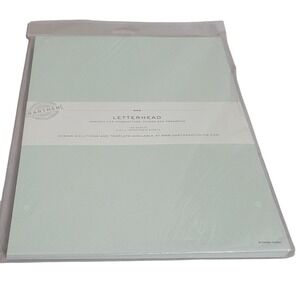 Gartner Studios Letterhead 100ct 8.5x11 Green Granite Paper New Sealed Speckled